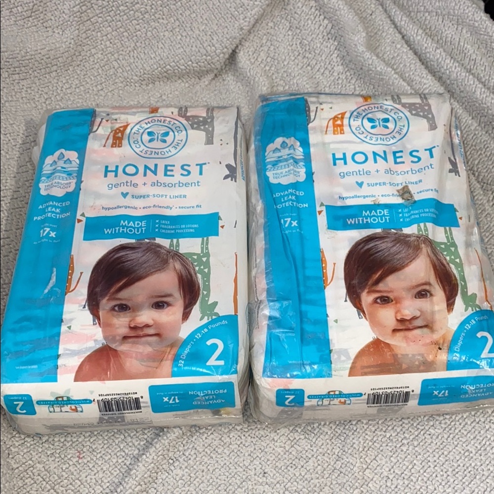 Honest Diapers Size 2